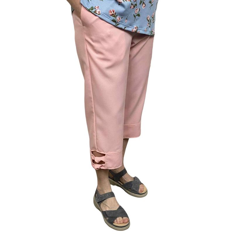 Capri adapté en polyester rose | Ouverture aux côtés