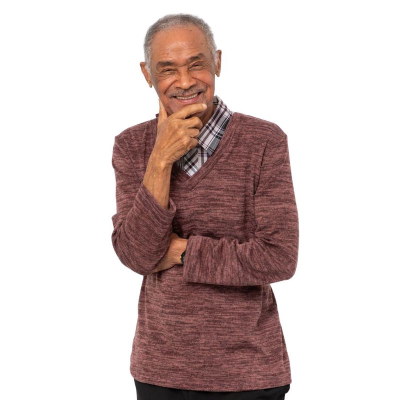 Chandail adapté faux col chemisier sienna