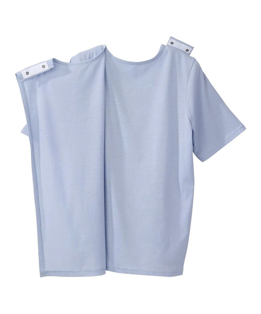 Chandail adapté pour femme à manches courtes imprimé papillons