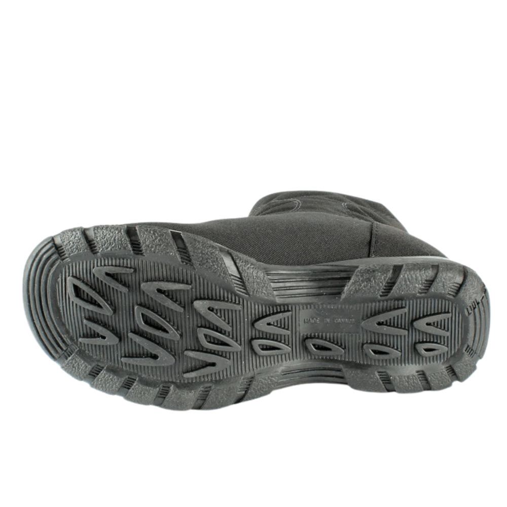 Botte à glissière Alyssa de Toe Warmer noire pour femme