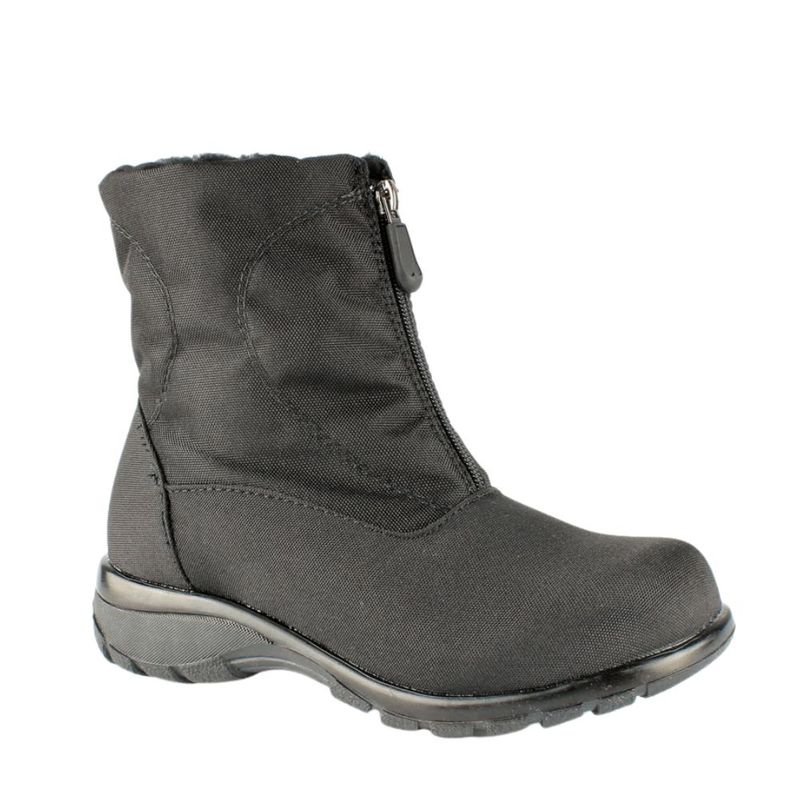 Botte femme à glissière Alyssa de Toe Warmer noire