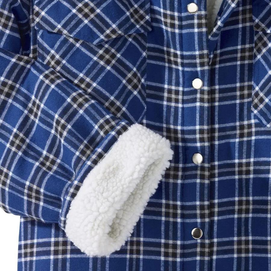 Veste doublée homme boutonnière aimantée