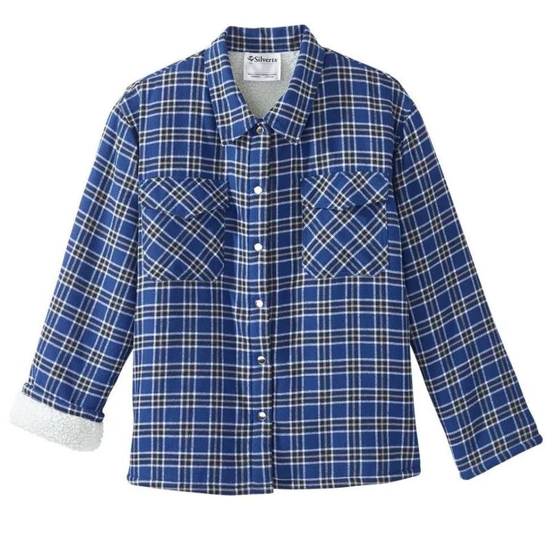 Veste doublée homme boutonnière aimantée