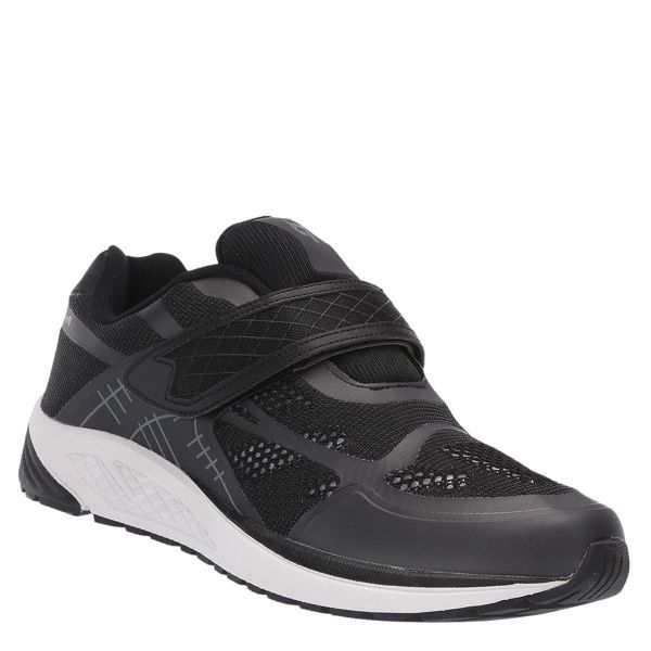 Chaussure homme à velcro One Strap de Propet noire