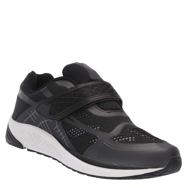 Chaussure homme à velcro One Strap de Propet noire
