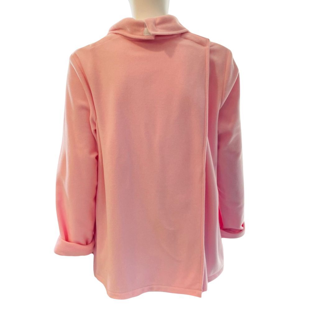 Veste adaptée pour femme en polaire rose pâle