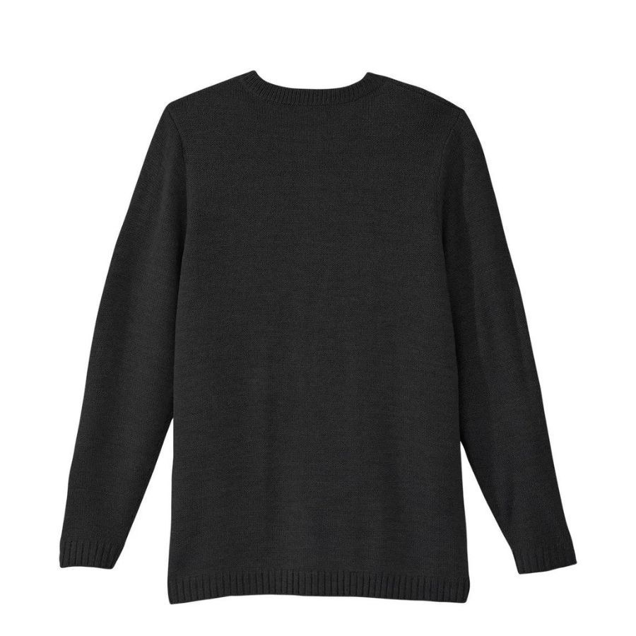 Veste femme en tricot acrylique noir-non adaptée