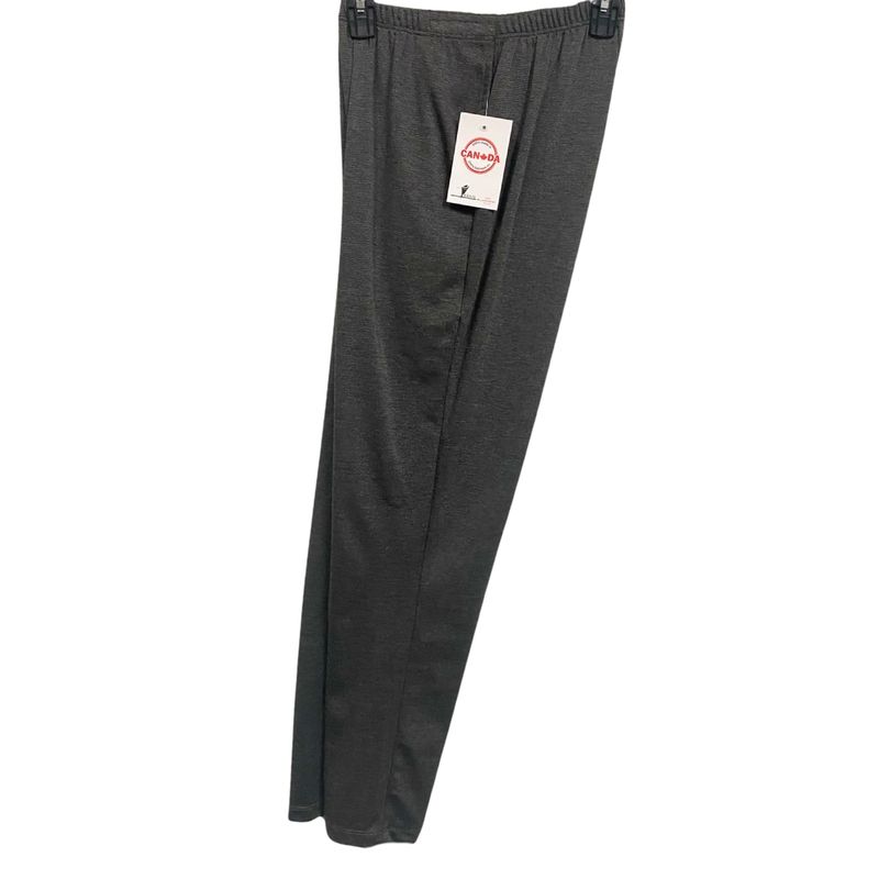 Pantalon adapté pour femmes - Tricot charcoal | Ouverture aux côtés