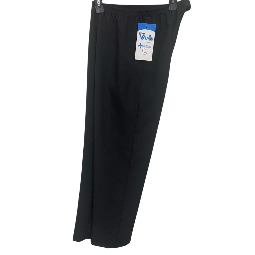 Pantalon adapté pour hommes - Polyester noir | Ouverture à l'arrière