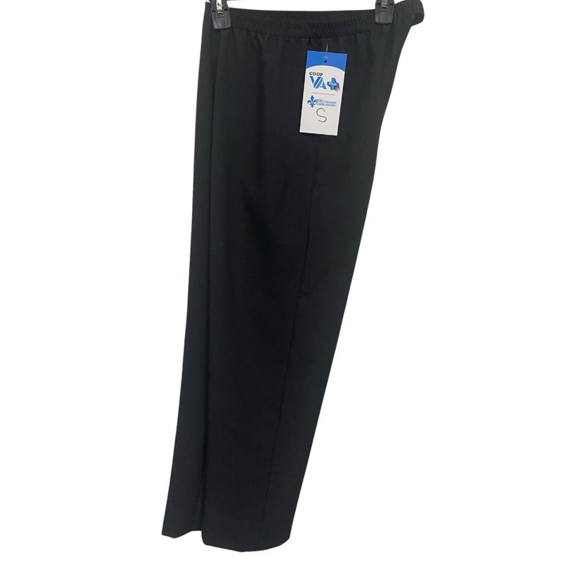 Pantalon adapté pour hommes - Polyester noir | Ouverture à l'arrière