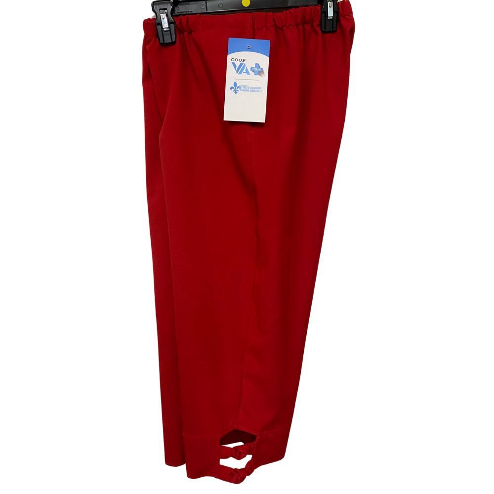 Capri adapté en polyester rouge | Ouverture aux côtés