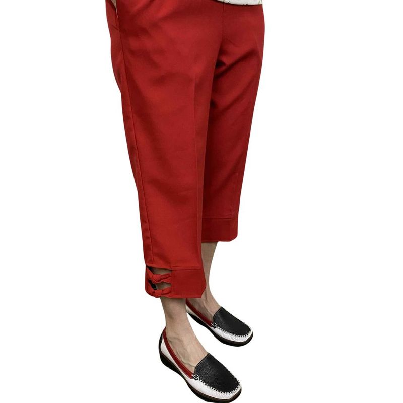 Capri adapté en polyester rouge | Ouverture aux côtés