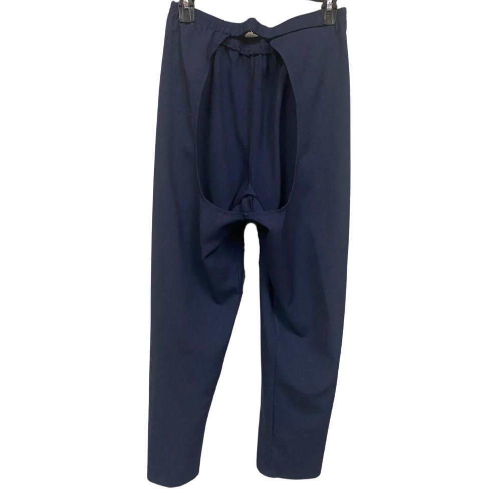 Pantalon adapté pour hommes - Polyester marine | Ouverture à l'arrière