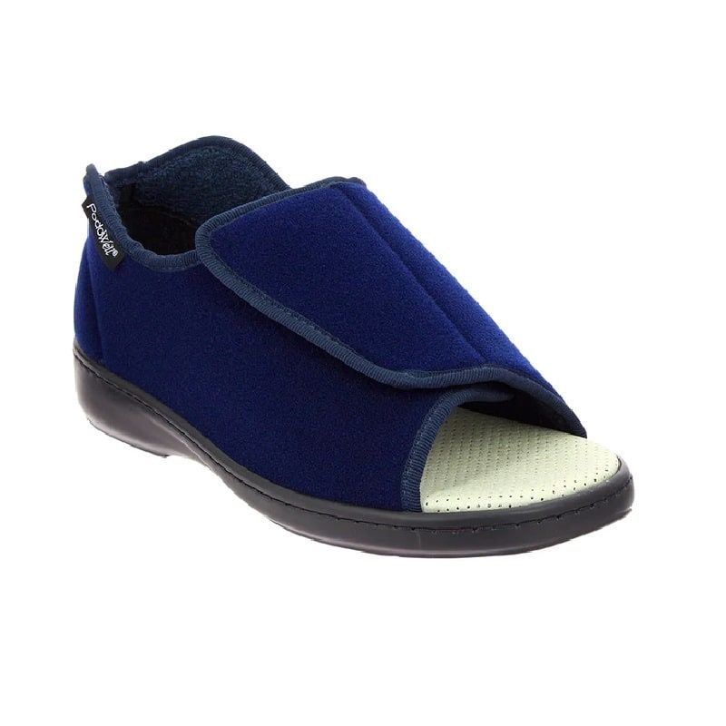 Pantoufle à velcro Alexis de Podowell marine unisexe