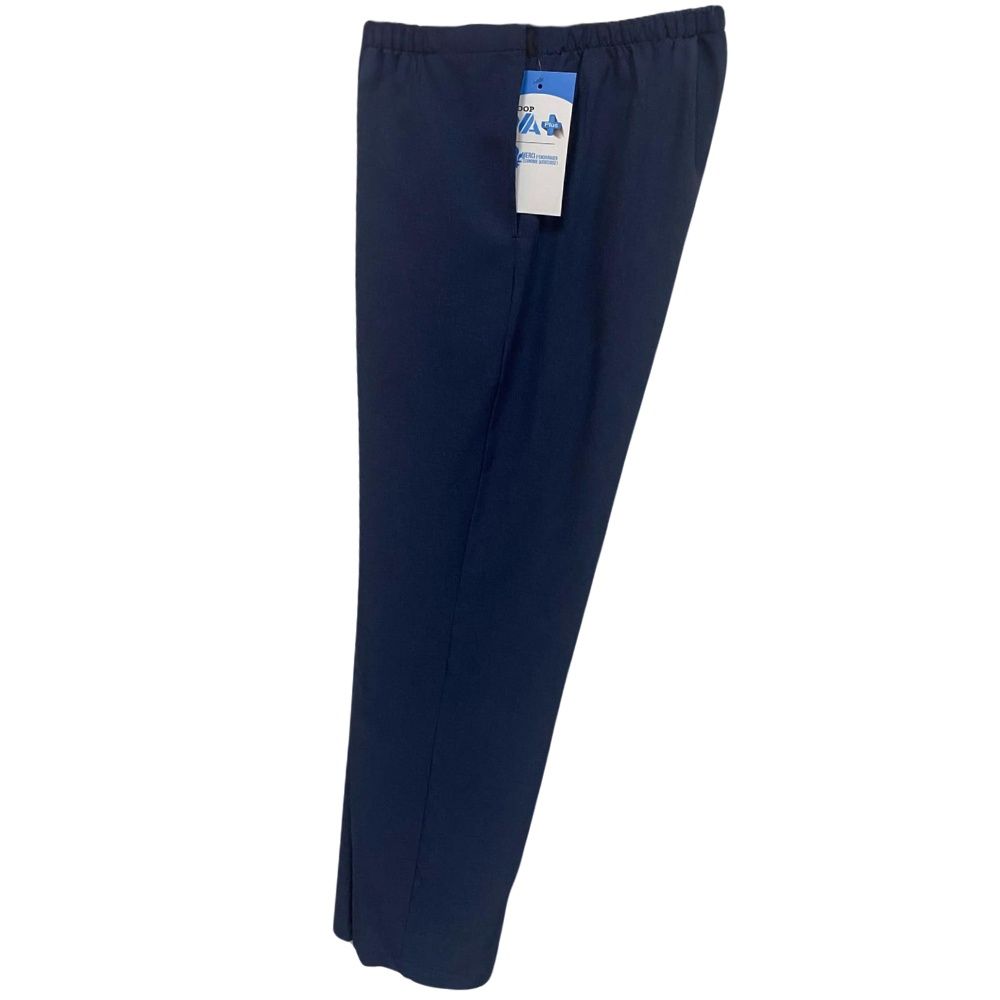 Pantalon adapté pour femmes - Polyester marine | Ouverture aux côtés