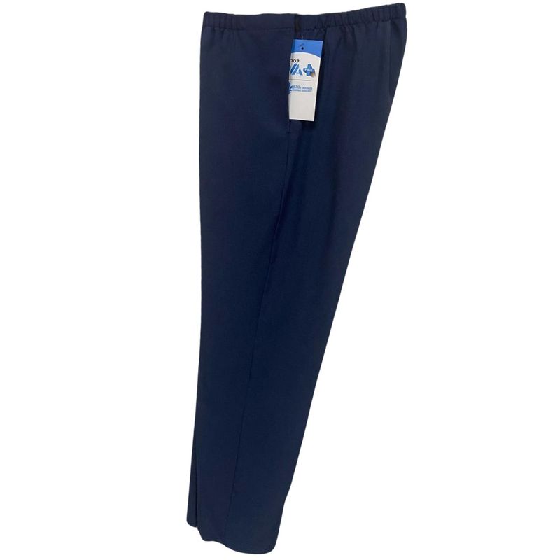 Pantalon adapté pour femmes - Polyester marine | Ouverture aux côtés