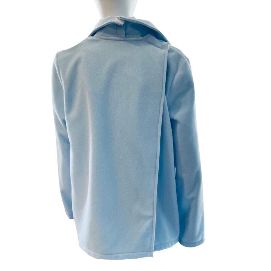 Veste adaptée pour femme en polaire bleu pâle