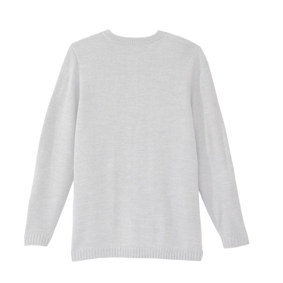 Veste femme en tricot acrylique blanc-non adaptée