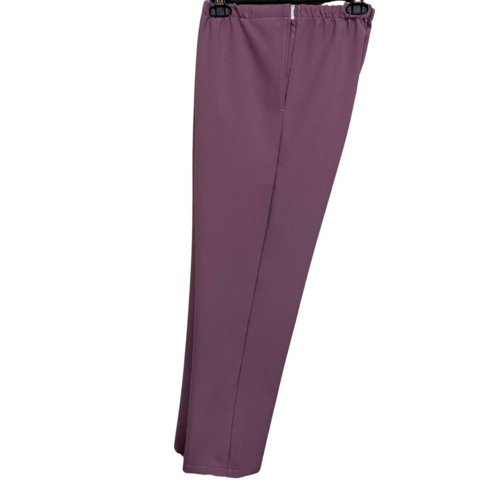 Pantalon adapté pour femmes - Polyester vieux rose | Ouverture aux côtés