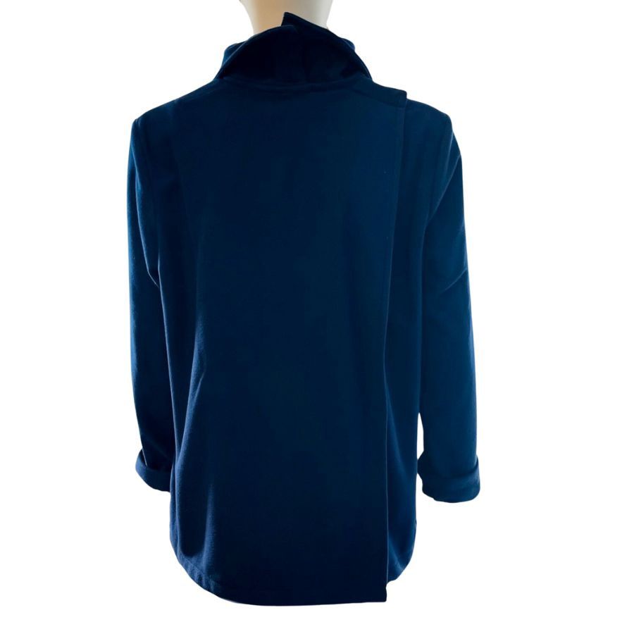 Veste adaptée pour femme en polaire marine