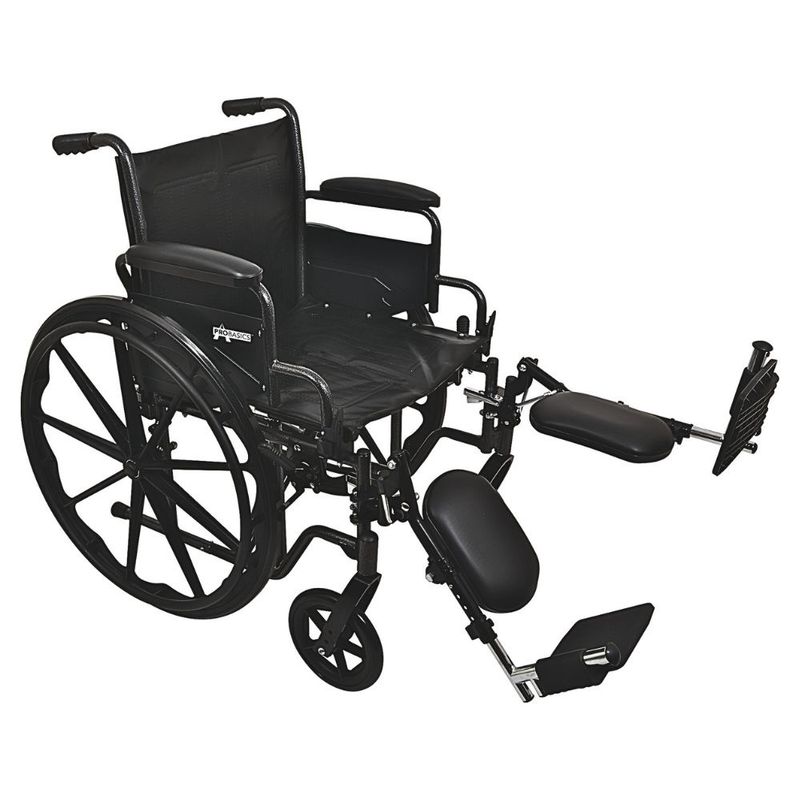 Fauteuil roulant avec appui-jambes escamotables