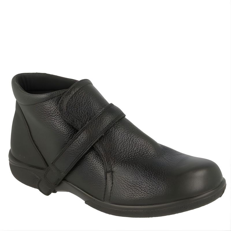 Botte à velcro Goldcrest de Easy B noire pour femme