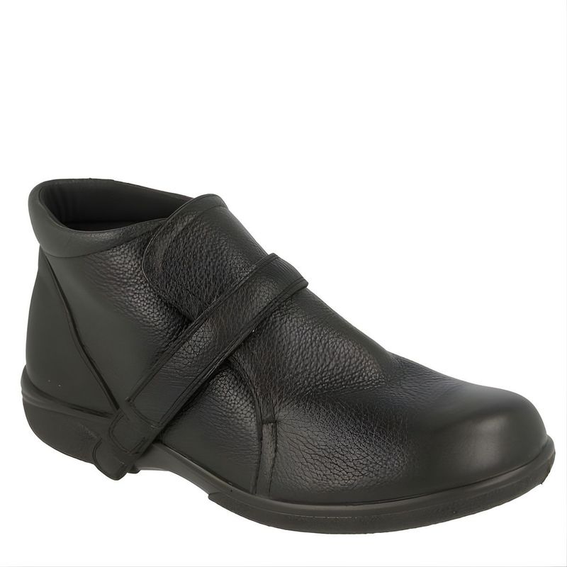 Botte femme à velcro Goldcrest de Easy B noire
