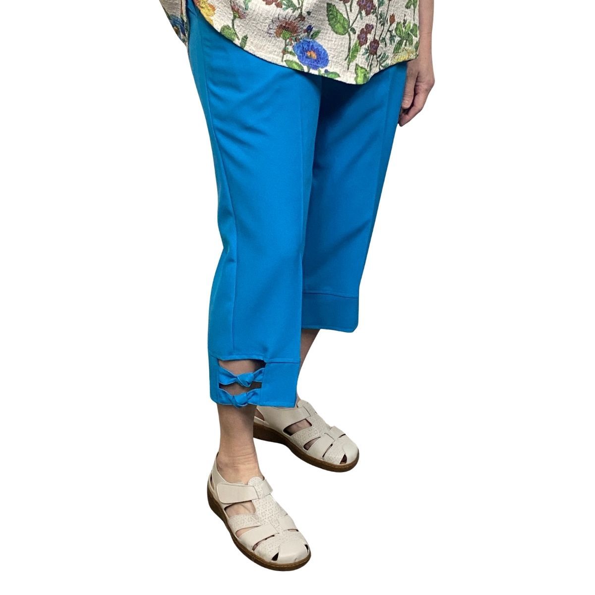 Capri adapté en polyester bleu ciel | Ouverture aux côtés