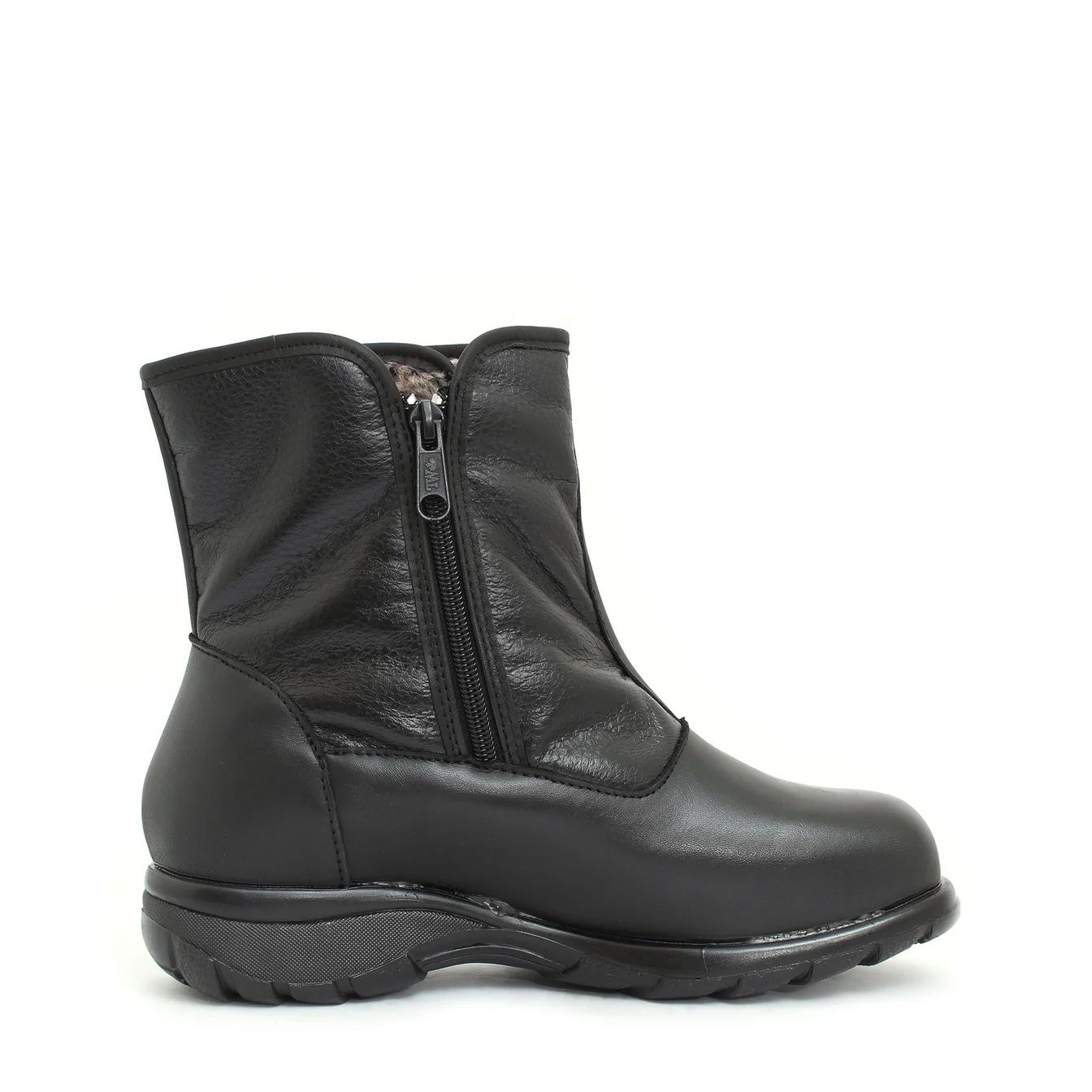 Botte femme à velcro Claire de Toe Warmer noire