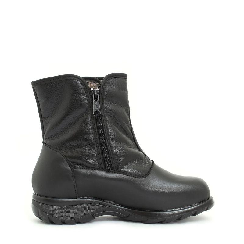 Botte femme à velcro Claire de Toe Warmer noire