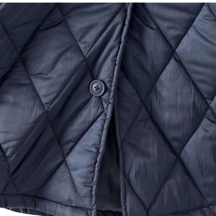 Cape d'automne et printemps à boutonnière aimantée marine