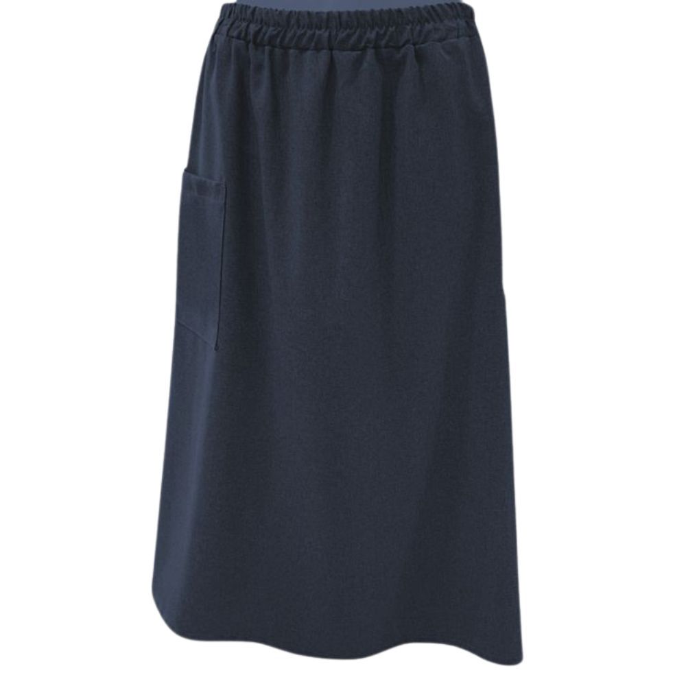 Jupe adaptée marine style portefeuille