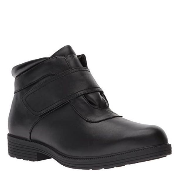 Botte à velcro Tyler de Propet noire pour homme