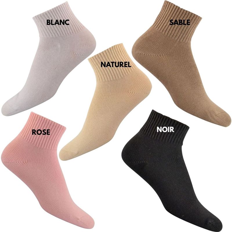 Bas diabétique court en coton Confort Sock Simcan