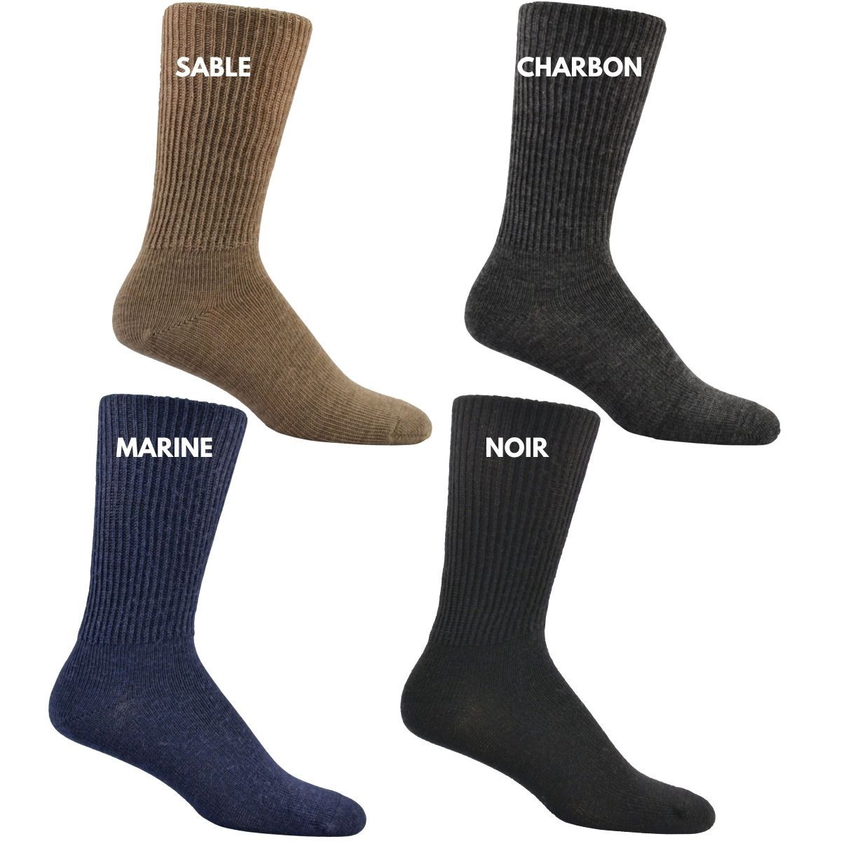 Bas diabétique laine Merinos Confort Sock Simcan