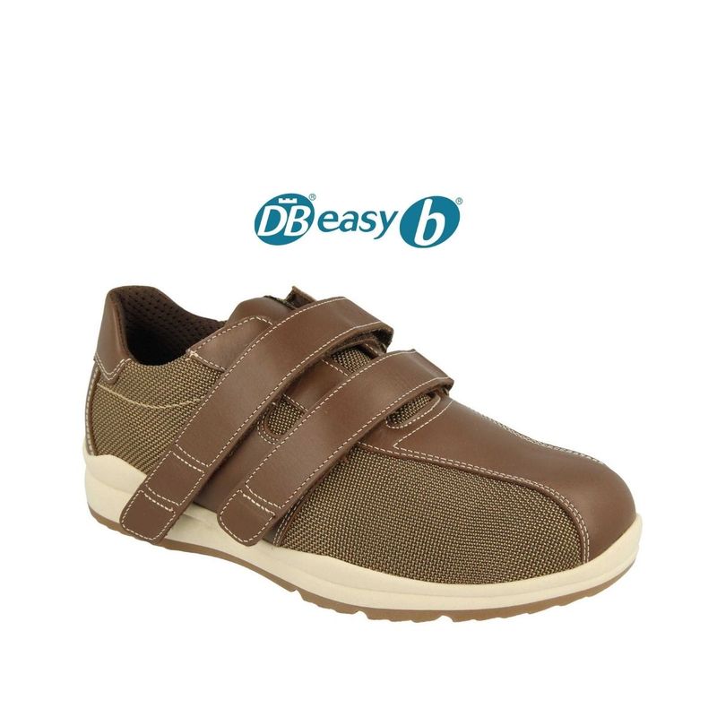 Chaussure homme extra large à velcro Easy B
