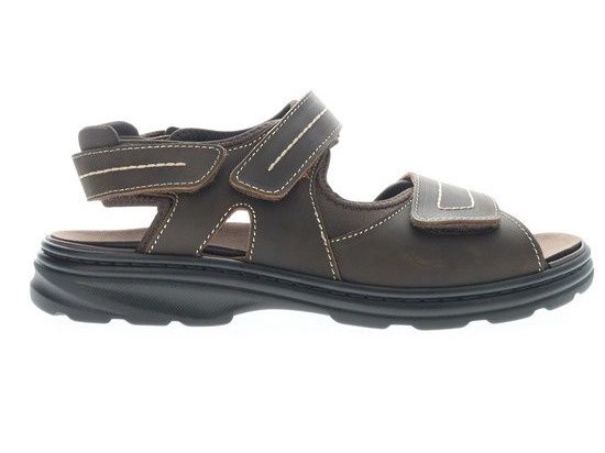 Sandale homme brune cuir-Hudson