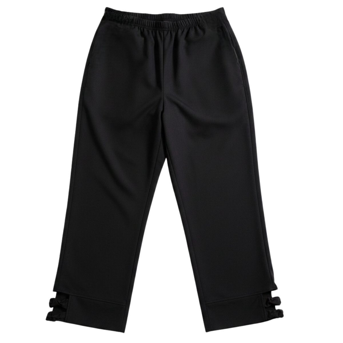 Capri adapté en polyester noir | Ouverture aux côtés