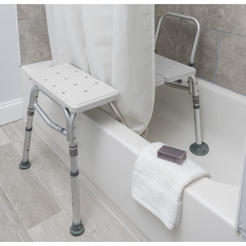 Banc de transfert avec insersion pour rideau de douche