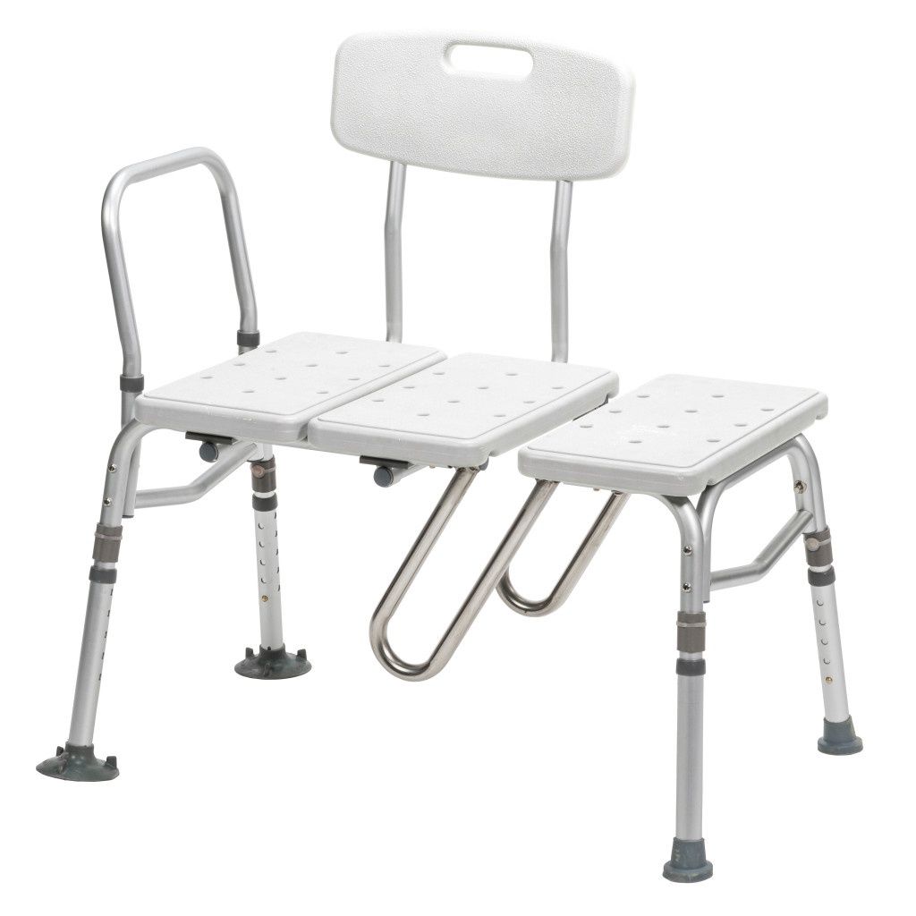 Banc de transfert avec insersion pour rideau de douche