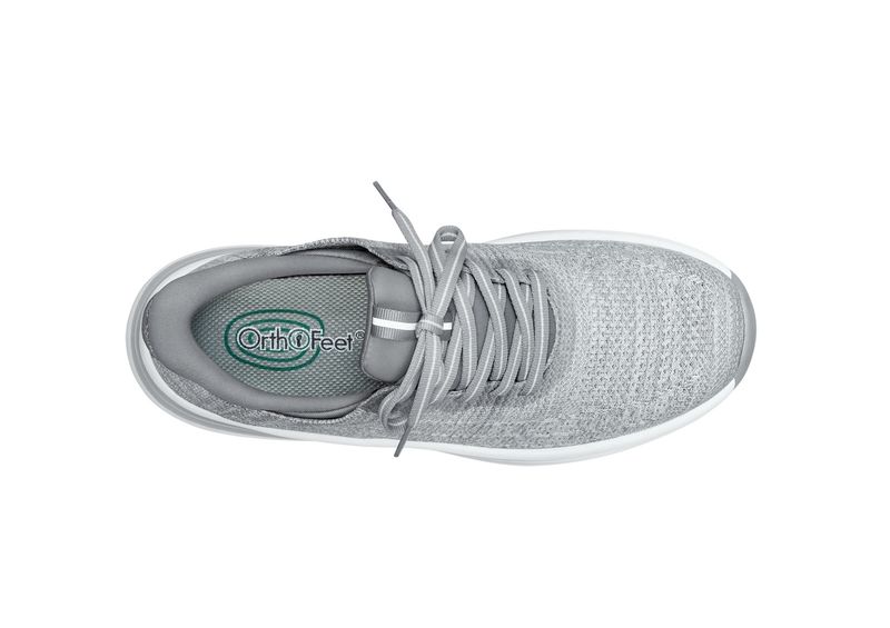 Espadrille large Nira grise-Orthofeet