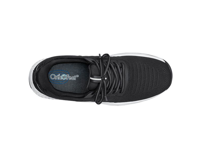 Espadrille large Kita noire-Orthofeet