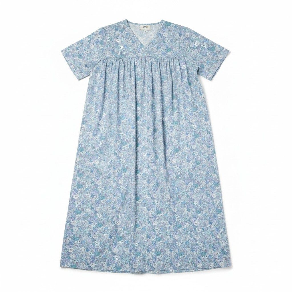 Robe de nuit d'été turquoise