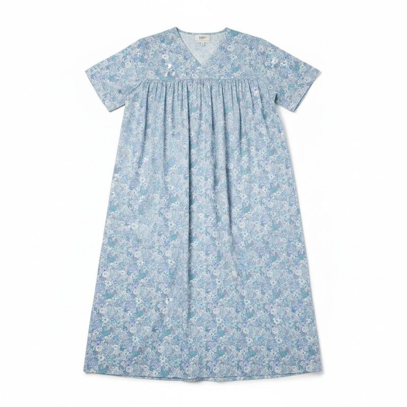Robe de nuit d'été turquoise