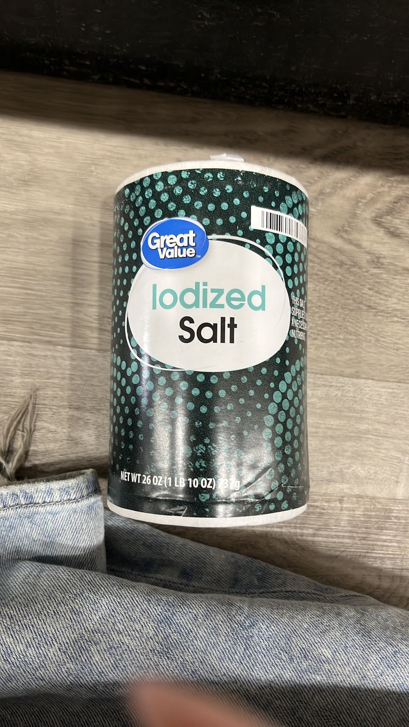 Great Value Iodized Salt 26oz