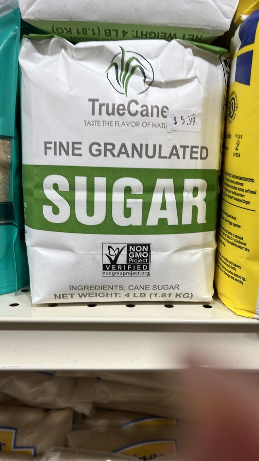 Fine Granulated Sugar TrueCane 4lb