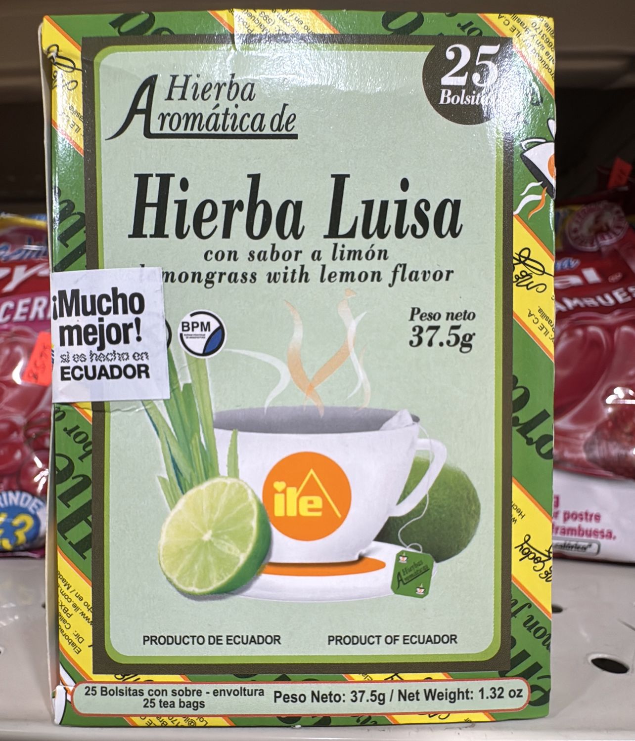 Hierba Aromáticas de Hierba Luisa con Limón Te