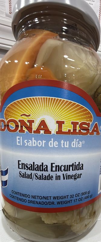 Doña Lisa ensalada encurtida 32 oz 
