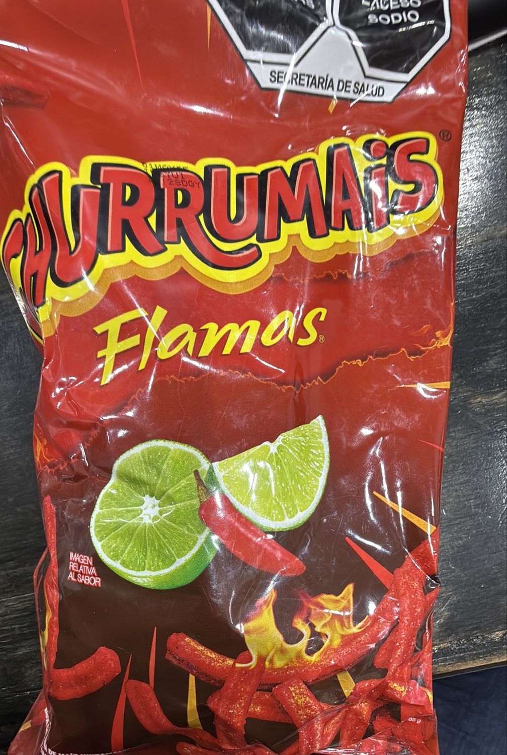 Churromais flamas 185g