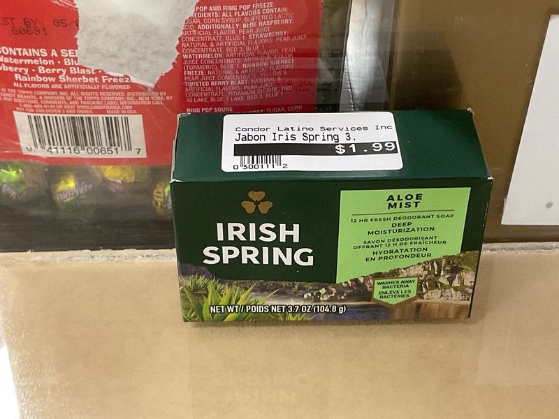 Jabon Irish spring